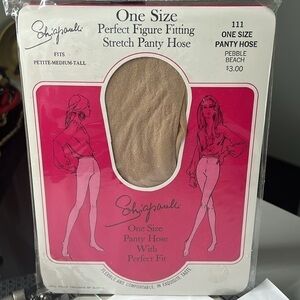 Vintage Schiaparelli One Size Pantyhose Nylons - New in Original Packaging